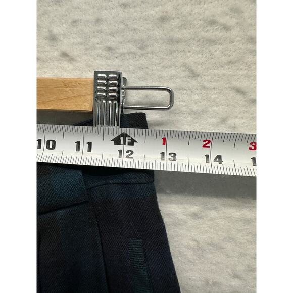 Vintage Giorgio Saint Angelo Pants Womens 6 Blue 100% Wool Pleats Trouser Tartan - Picture 5 of 9